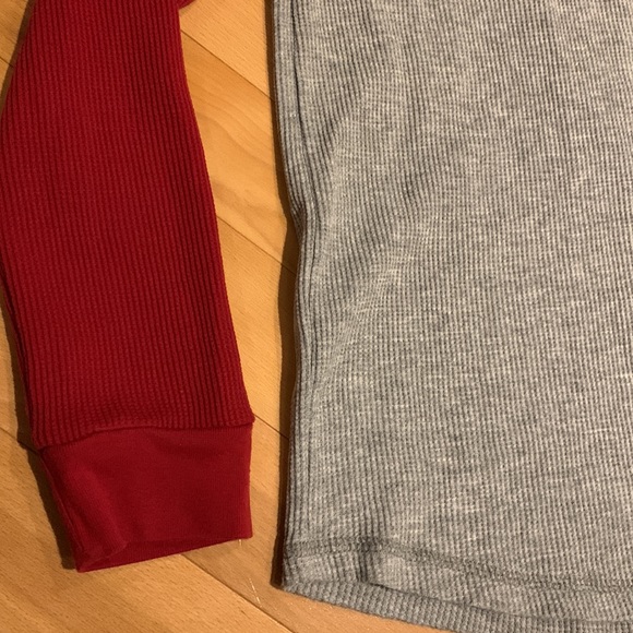 2 EUC Thermal-Knit Long Sleeve T-shirts - size L (10/12) - Picture 3 of 16
